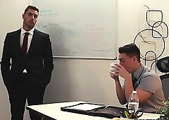 Masyn Thorne Office Fuck his Co-worker Carter Woods