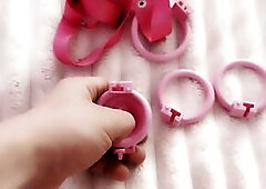I take on a challenging sissy task from PlayBDSM.vip and pursue the instructions from begin to finish. See me step into a feminine role, poke my limit