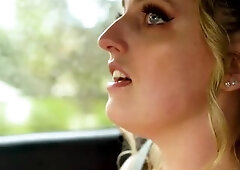 Charlie jumps in her car on a drizzly, cold morning and gives a decision to have a play. Get up close and personal during the time that this babe pull