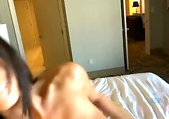 Cumming on Whitney Westgate's breasts