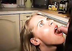 Bizarre lengthy pissing and drinking each drop!