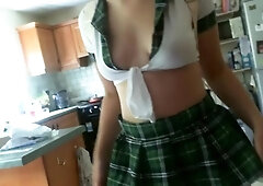 Hairy Amateur College Girl Sex In Uniform Skirt