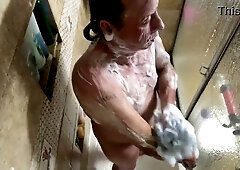 West Lloyd unleashes powerful cumshots with his big cock