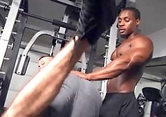 DrillMyHole.com - American twink boy Cody Smith  interracial bang in the gym