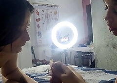 The wife had to share a room with her friend