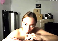 Short movie scene of how I blow a stranger hard and then jerk him off with my hands