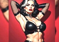Extremely glamorous honeys in hawt revealing and teasing outfits. Non-undressed, generated with AI, and incredibly sexy. Massive diversity of unequall