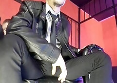 Gay masturbate, underarms, unshaved