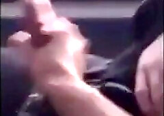 playing with big dick in bus12