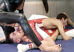 Femdom fetish bdsm ass toy humiliation