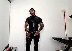 ten" fuck stick vinyl suit