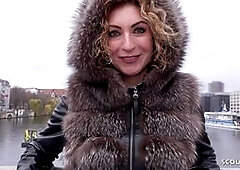 GERMAN SCOUT - Mature Ukrainian Julia picked up in Berlin and fucked dirty during the casting