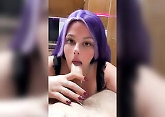 Homemade girlfriend mouth-destroying oral-sex