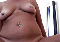 That babe's Already Undressed When the Doorbell Rings