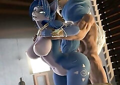 legend of Krystal doggy position