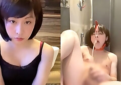 Squirting,ladyboy,femboy,shemale,japanese,semen,swallow,dildo,anal,masturbations Video