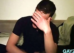 Gay couple has sex fun