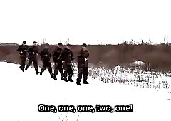 Muscle soldiers crazy fucking joy with cumshot