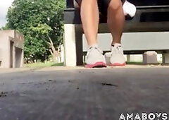 Gay jerks in public 7