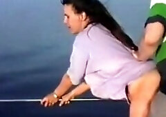 A mature German amateur with saggy tits puts on a show. She's a sexy, confident woman who knows how to please and teases with a smile.