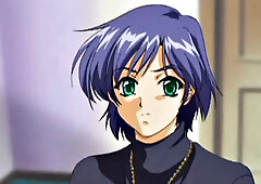 Big tit anime babe gets railed