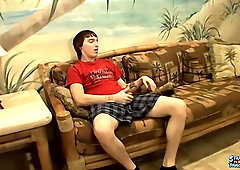 Tatted Lad Taunts His Brutha To Join A Jacking Sesh