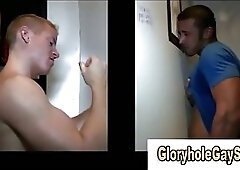 Slow straight guy tricked into gay cumshot