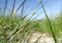 LS's nude beach trips #4: dune top wank