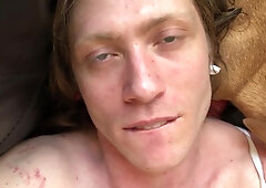 Stuffing My Raw Dick Into His Hole To Shoot My Cum