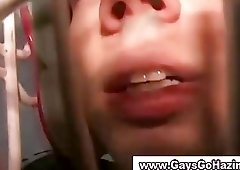 Real naked college dudes suck cock in amateur sex party