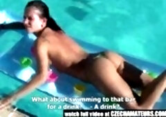 Pretty girl went to a vacation and decided to have sex with a handsome hotel guy