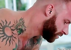 Poolside Rubdown - AJ Monroe & Derek Parker fucks and sucks