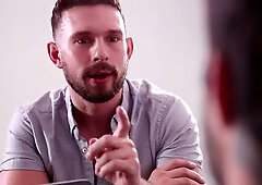 DrillMyHole: Casey Jack escorted by muscle Diego Sans