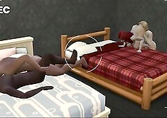 We filmed an interracial fuckfest