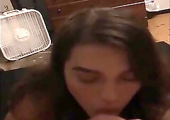 Latin shemale bombshell and her date screw their brains out