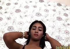Small tits ladyboy screwed in her anus
