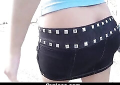 Robin met up with Amirah in Barcelona to show us how angels in Spain bang! U know how we do it here at TeamSkeet, in public!