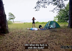 Hunt4k. horny boy found red haired tramp in the woods and pounded her roughly