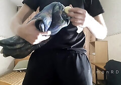 Muddy Shaft Security Guard Boinks Blanket Masturbator On Biz Journey