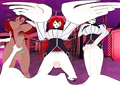 VR Taker POV - Futas Rias, Akeno, Sylvia bang dude POV