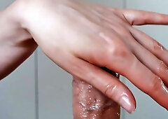 Sensual Massage Expert Handjob By Milf On Big Fat Hard Cock, Ruined Orgasm - Anna Pierceson