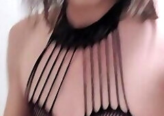 Vicky's turned on making vids