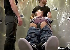 Sean Maygers Bound And Edged By Sebastian Keys And Brodie Ramirez Until He Cums