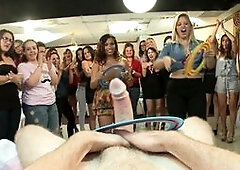 DANCING BEAR - A Wild CFNM Dick Sucking Orgy For The Bride To Be