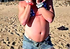 July 4th Bikini Beach Day!!!
