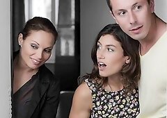 Astonishing babes Julia Roca and Szilvia Lauren love dick-riding