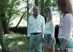 Old boyz bangs teens hardcore ends with a juicy spunk flow in throat