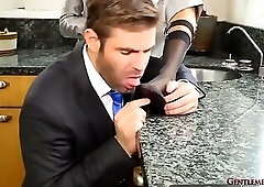 GentlemensCloset Tyler And Sebastian Show Affection In Sheer Socks
