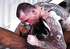 Fit Black TS Fucks Her White He Bitch