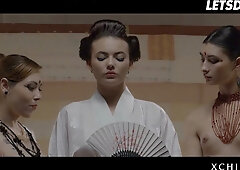 Vanessa Decker gives head and rides hard in steamy European session